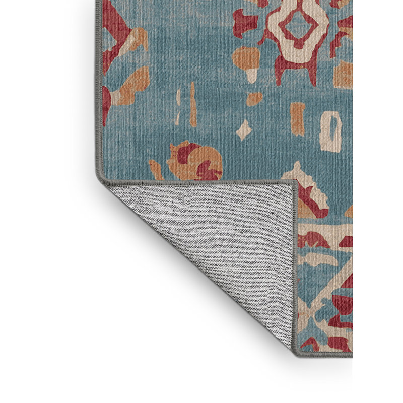 Tapis gris lavable à la machine, Rectangle 8 pi x 10 pi