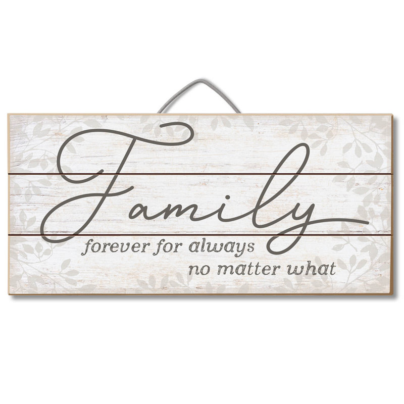 Décoration murale famille forever