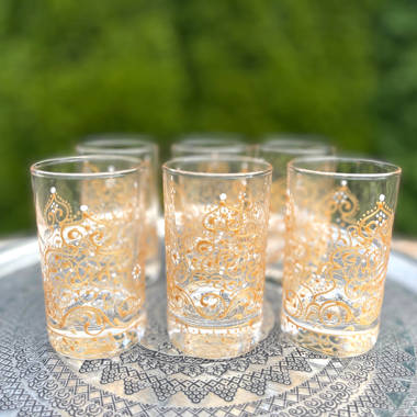 Verre Beldi Moroccan Tea Glasses, Set of 6: Mixed