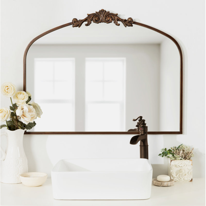 Miroir décoratif Anglo Arendahl, Bronze, 29 po x 36 po