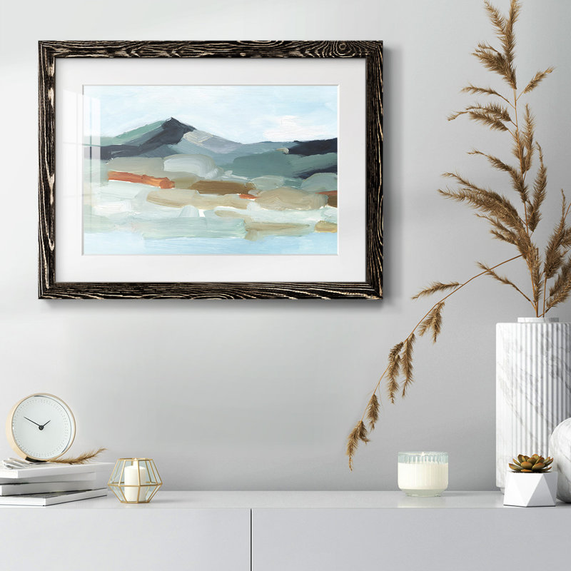 Autumn Mountains I, reproduction d'art encadrée, Noir, H 28 po x l 42 po x P 1,5 po