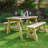 Aggi Rectangular 3 - Piece 2 - Person 150Cm L Outdoor Picnic Table-279493750-279493749