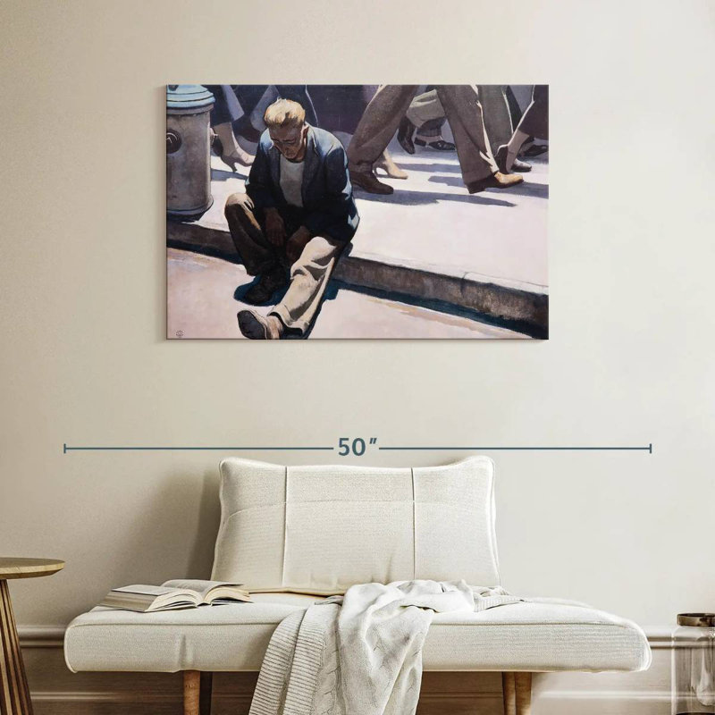 Leisha Forgotten Man, 26" H x 39" W