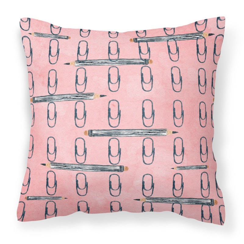  Coussin extérieur Organisé, 18 po x 18 po, Rose