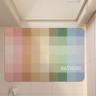 Decontamination Diatomaceous Earth Absorbent Bathroom Mat