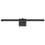 23.82 inch Modern Bathroom Vanity Light Dimmable Over Mirror Black Wall Lighting Fixtures