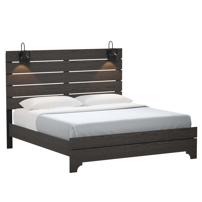 Bed With Lights, King