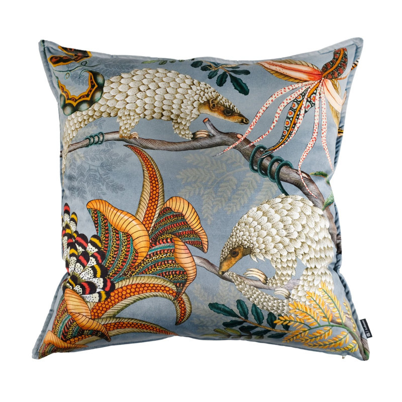 Thanda Square Pillow Cover & Insert, Blue, 24" x 24"