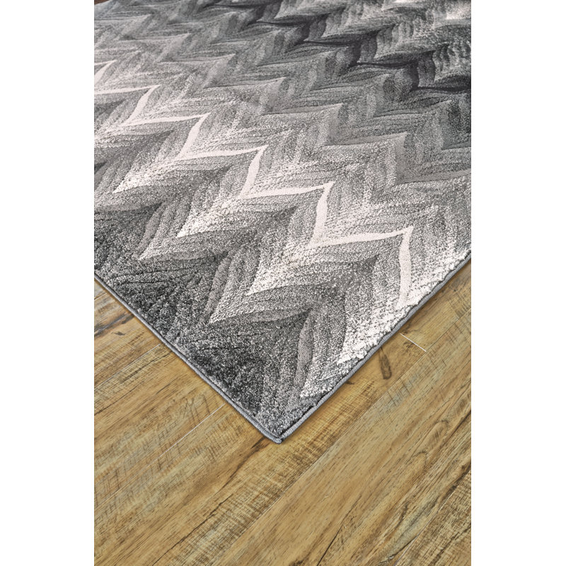 Calaway Chevron Indoor Rug, Runner 2'10" x 7'10"