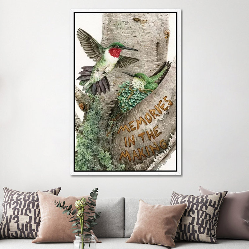 Memories In The Making by Tracy Lizotte - Gallery-Wrapped Canvas Giclée on Canvas, White Framed, 152.5 cm H x 101.5 cm W