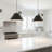 22" Diameter Integrated LED Black Pendant-1187978683-1187978680