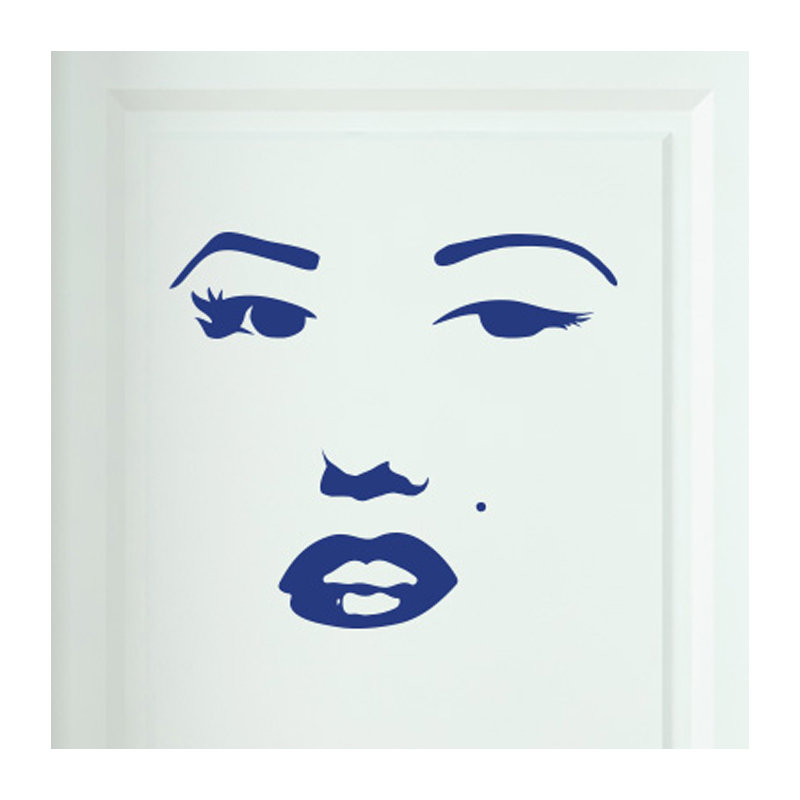 Entertainment Wall Decal, Dark Blue