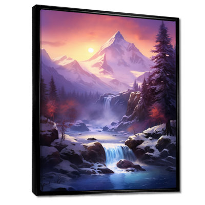 Clarklake - Winter Landscape Wall Art Living Room