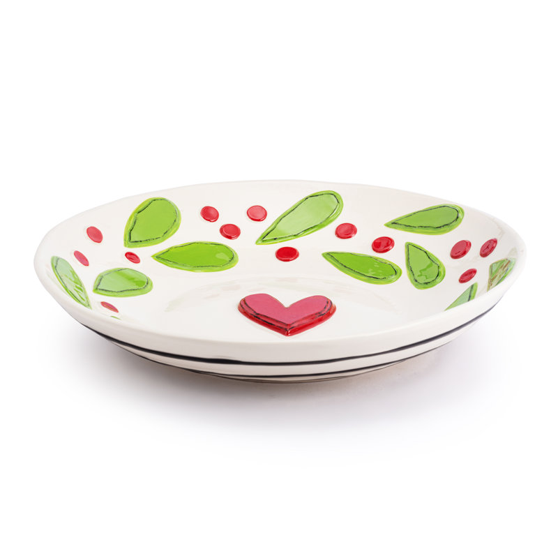 Holly Berry Serving Bowl - 64Oz