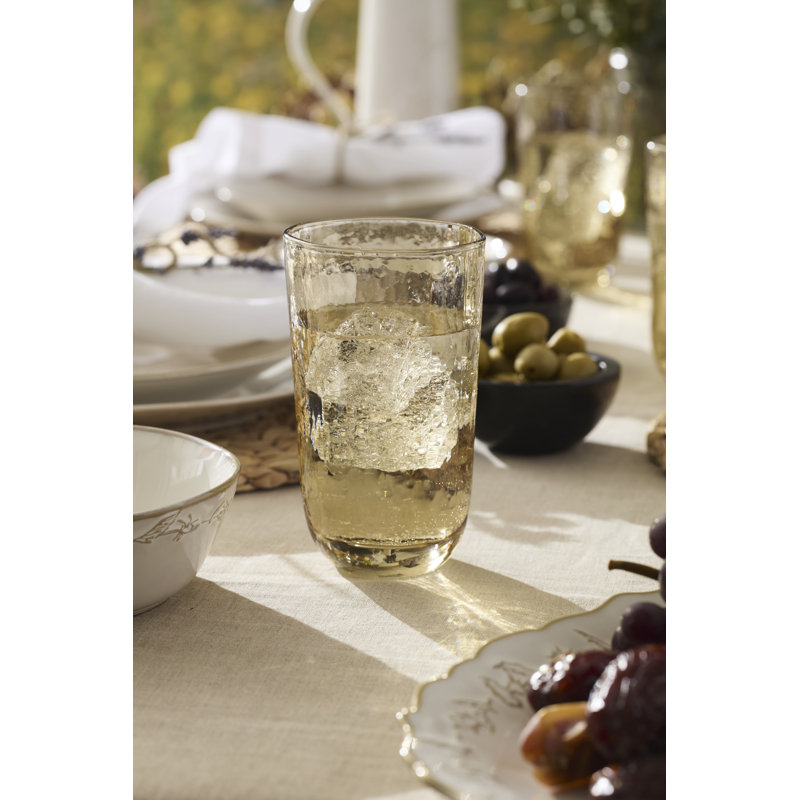 Lenox Homespun Amber Tall Tumbler - Set Of 4