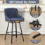 Swivel Counter Stool with Metal Frame-999654551