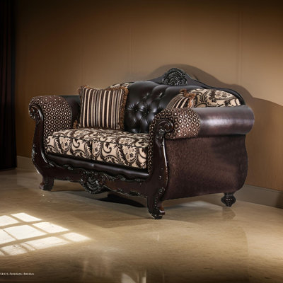 Geertruida 71'' Faux Leather Loveseat