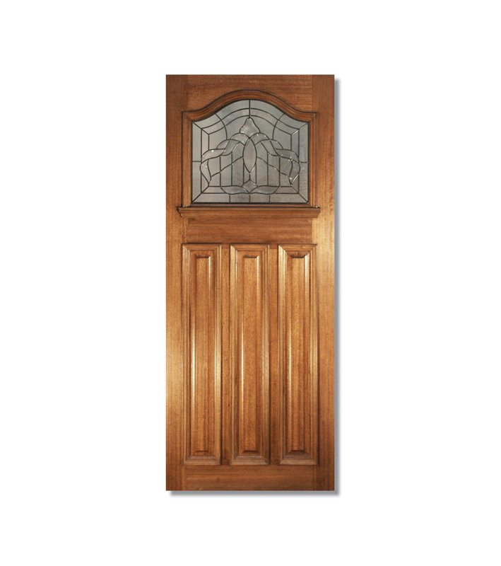 Estate Crown Glazed Hardwood External Door, 1981mm H x 762mm W x 44mm D