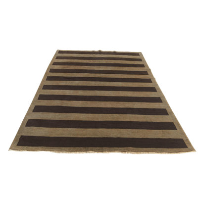 Tapis brun clair et brun Naber