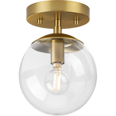 Sasheer Glass Semi Flush Mount