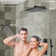 16" High-Pressure Rainfall Complete Shower System with Rough-in Valve