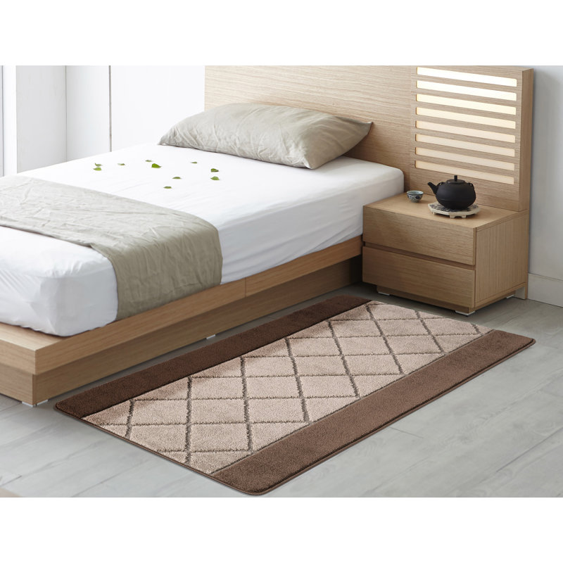 Damia Carmela Gel Kitchen Mat, Brown/Beige, 50cm W x 80cm L