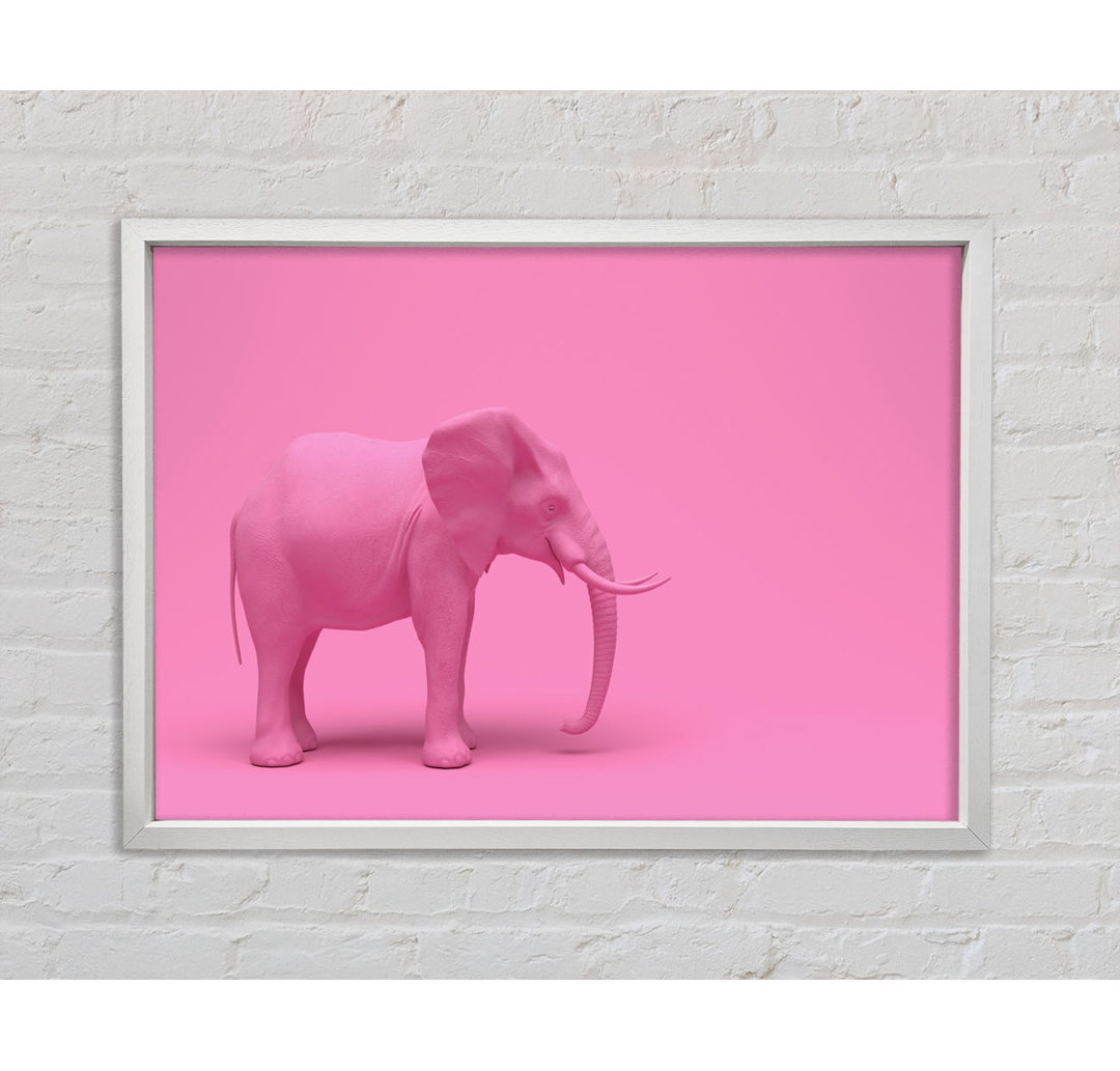 Der rosa Elefant - Druck