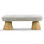 Banc de salle à manger pour la salle à manger, repose-pieds de la chambre à coucher tapissier à l'entrée du lit, capacité de poids de 300 lb