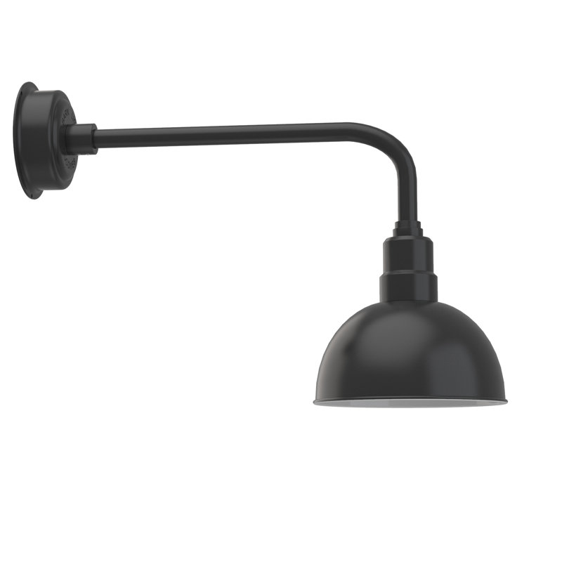 Luminaire de grange d’extérieur à del Dipkarpaz, H 17 po x l 10 po x P 31 po
