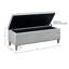 Banc de rangement rembourré Mairianne