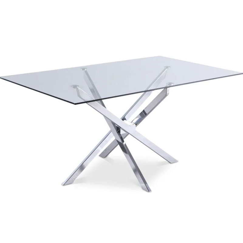 Table de salle à manger Arias, Argent