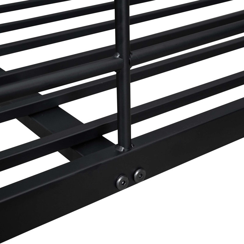 Metal Bunk Bed, Black