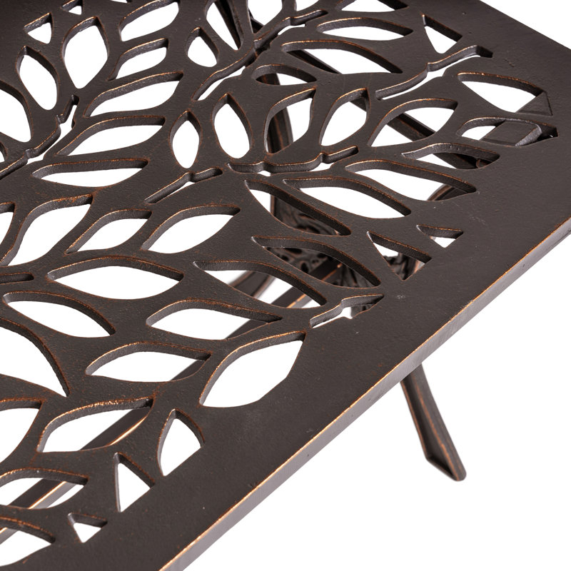 Zaddy Cast Iron Flora Coffee Table