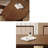 Minimalist style full solid wood dining table set-105981037
