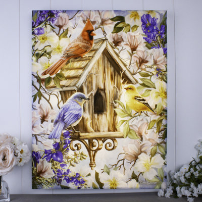 «Spring Awakens» 18 x 24, art mural entièrement éclairé à DEL