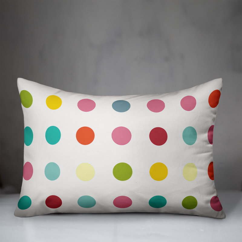 Polka Dots Throw Pillow