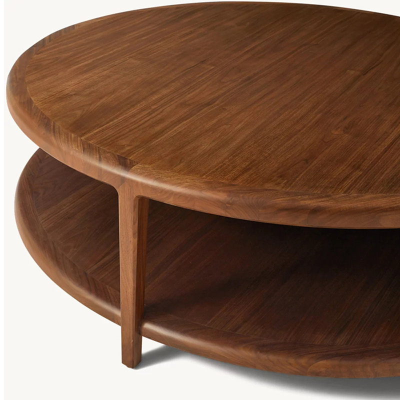 Table basse American Country, H 15,7 po x L 59,8 po x l 59,8 po, Brun