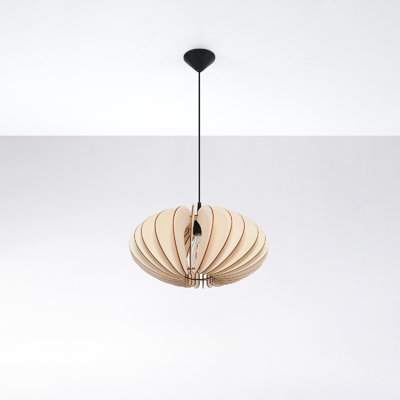 Peach Puff 1 - Light Beige Single Pendant