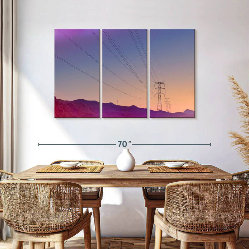 Lilie Power Lines, 36" H x 57" W