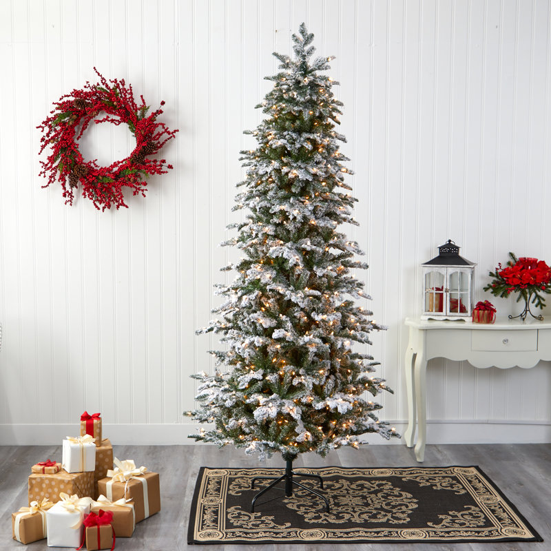 Lighted Artificial Christmas Tree, 6' H