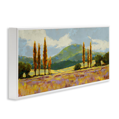 Countryside with Dabbled Pastels Framed Giclee, design by Trevor Copenhaver