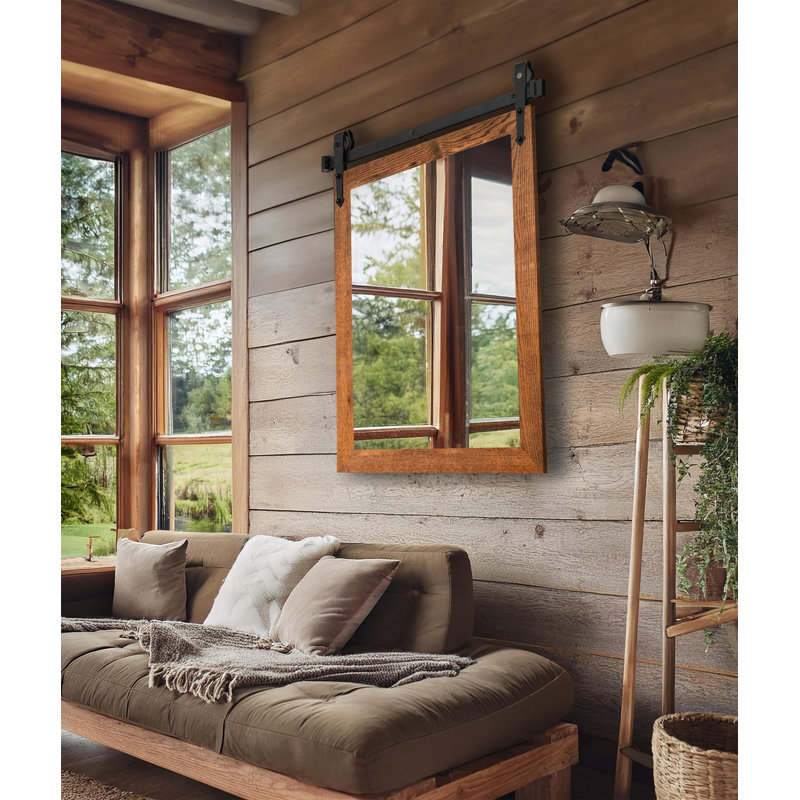 Miroir Rayne Miroirs Ozark, 44 po x 33 po, Miel