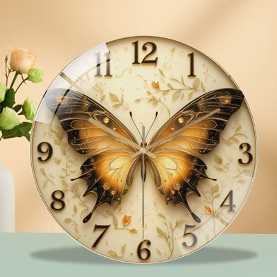 Horloge murale Butterfly