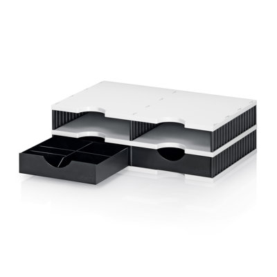 Polystyrol Desk Organiser