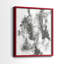 Graphite Abstract III - reproduction encadrée de qualité supérieure - prête à être accrochée - aucun clou requis - aucun clou requis-1399474967-1399474968