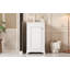 Meuble-lavabo de 20 pouces avec lavabo en céramique-901162761