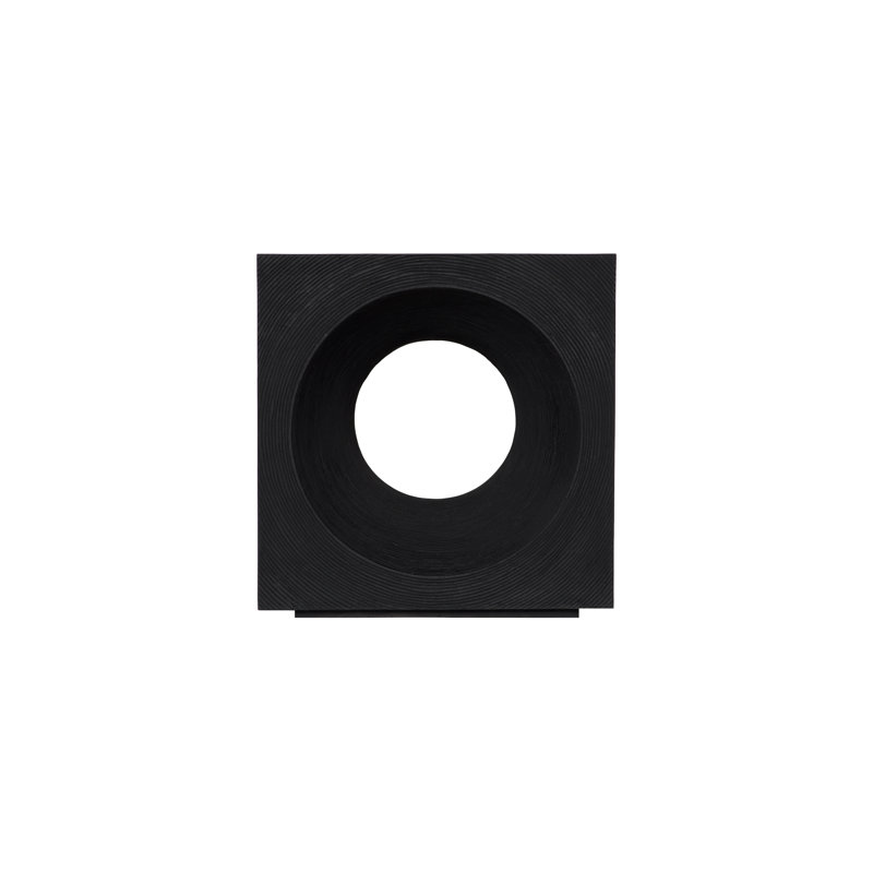 Void Side Table, Black Stone