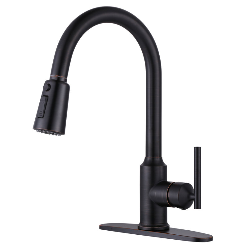 Pull Down Kitchen Faucet, Oil Rubbed Bronze