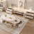 Sturdy solid wood TV stand coffee table