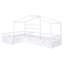 Lit plateforme simple avec trois tiroirs de rangement-561236583